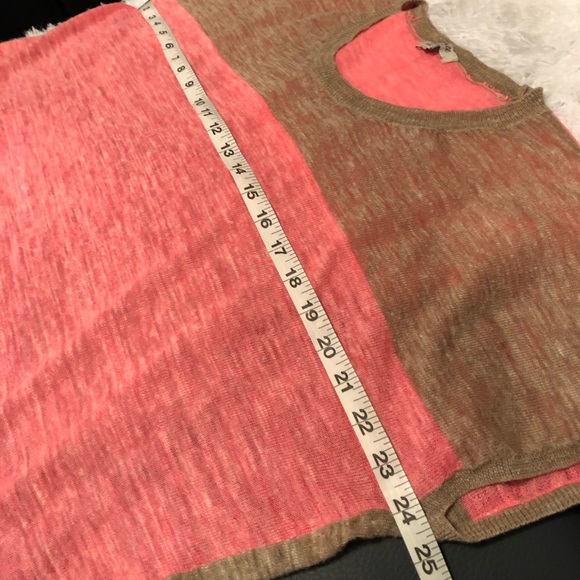 Madewell pink&gray Color Block sweater/pullover. - Picture 6 of 8